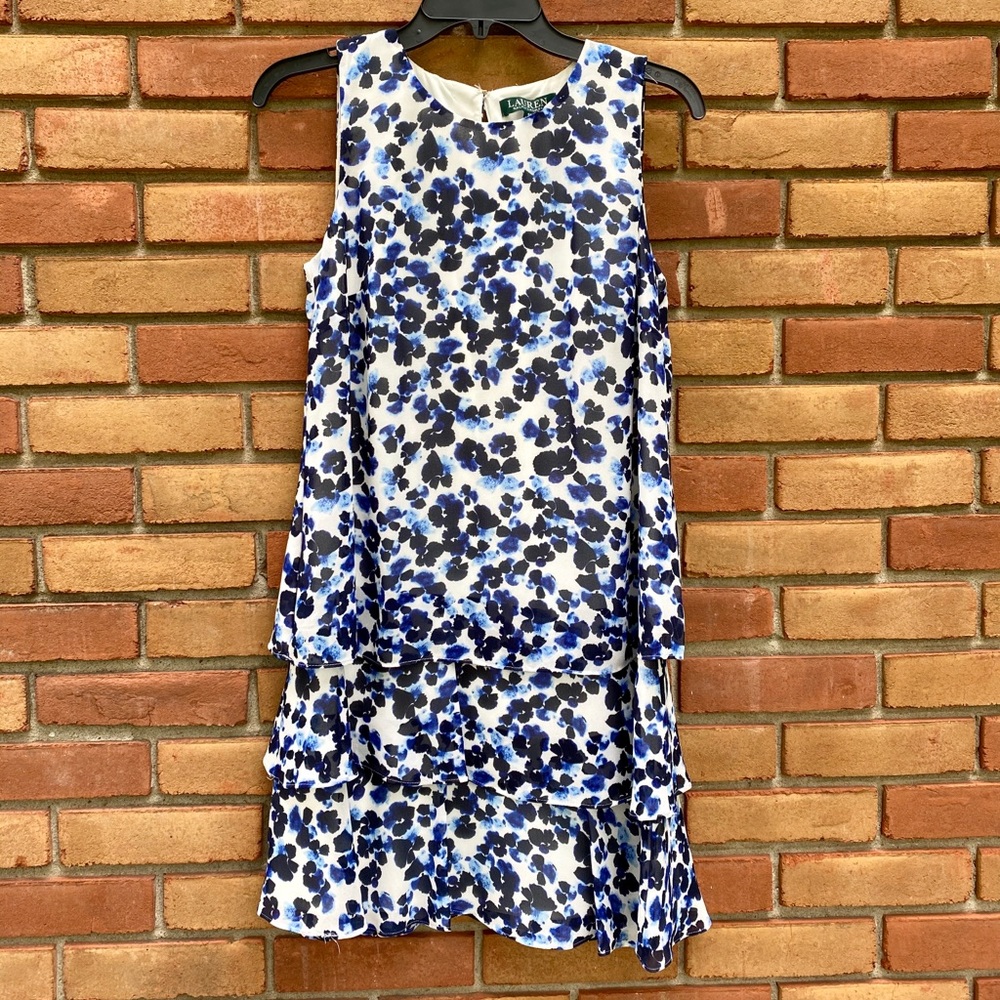 NWT 8P Ralph Lauren Lined Summer Dress